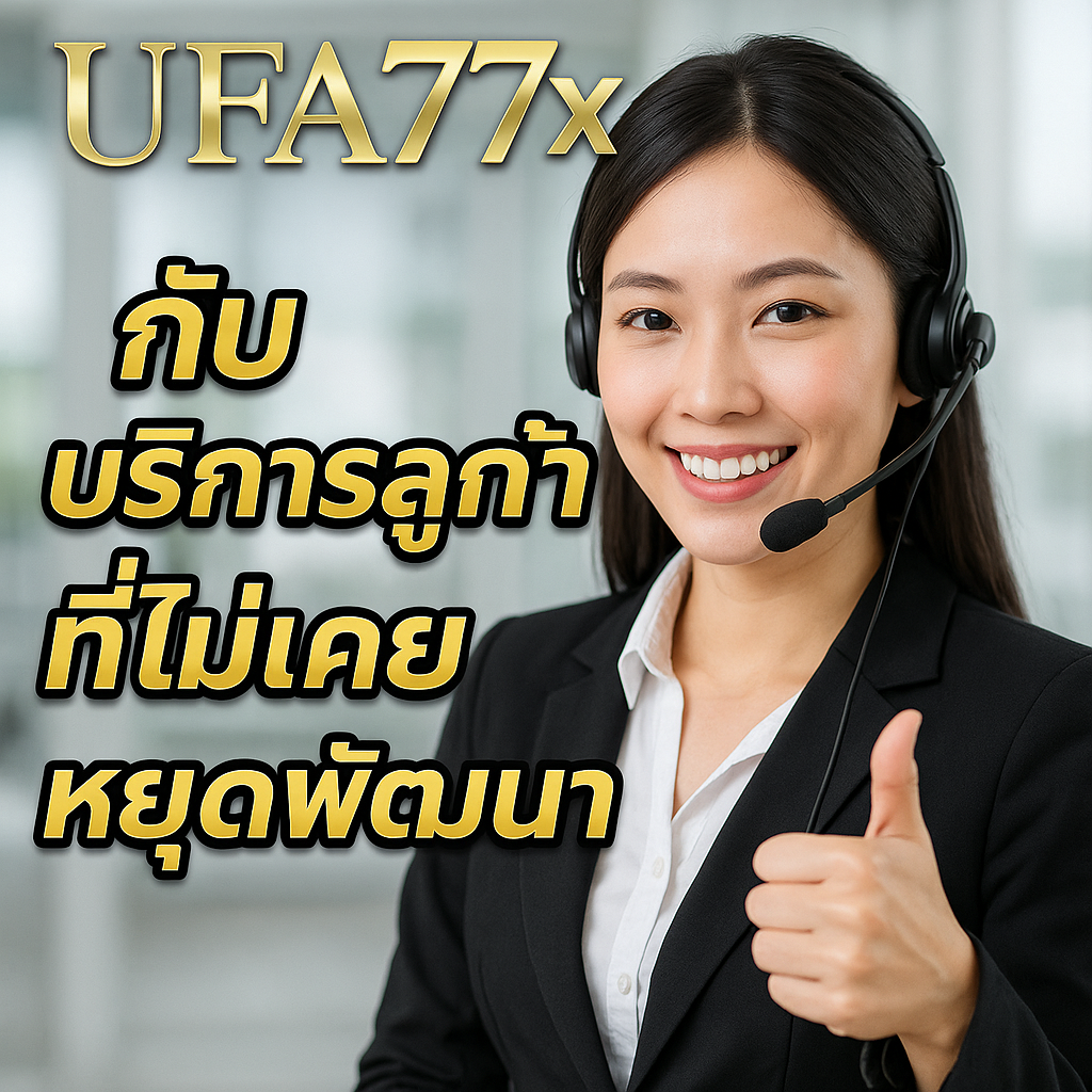 UFA77x กับบริการลูกค้าที่ไม่เคยหยุดพัฒนา